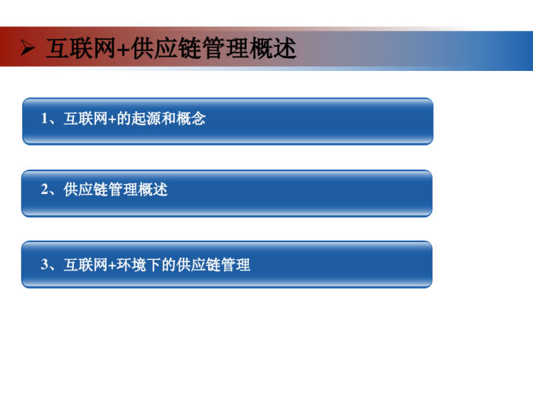 互联网供应链管理PPT