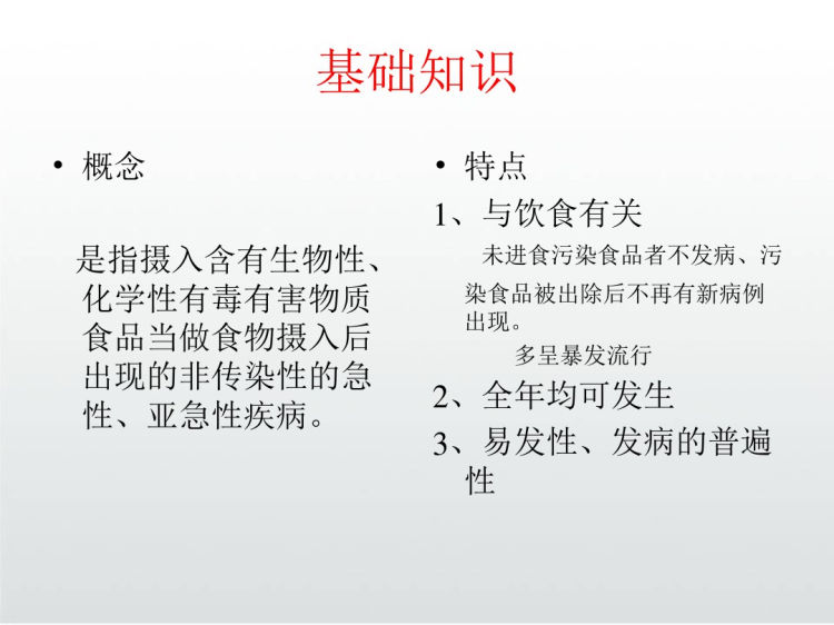 食物中毒护理教学查房PPT