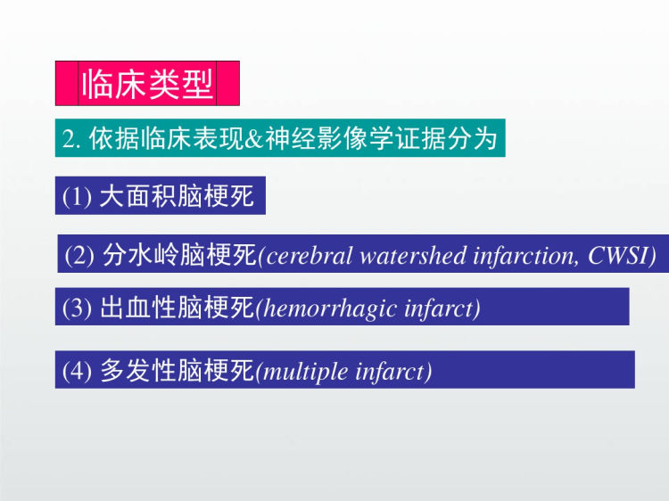 脑血栓形成PPT