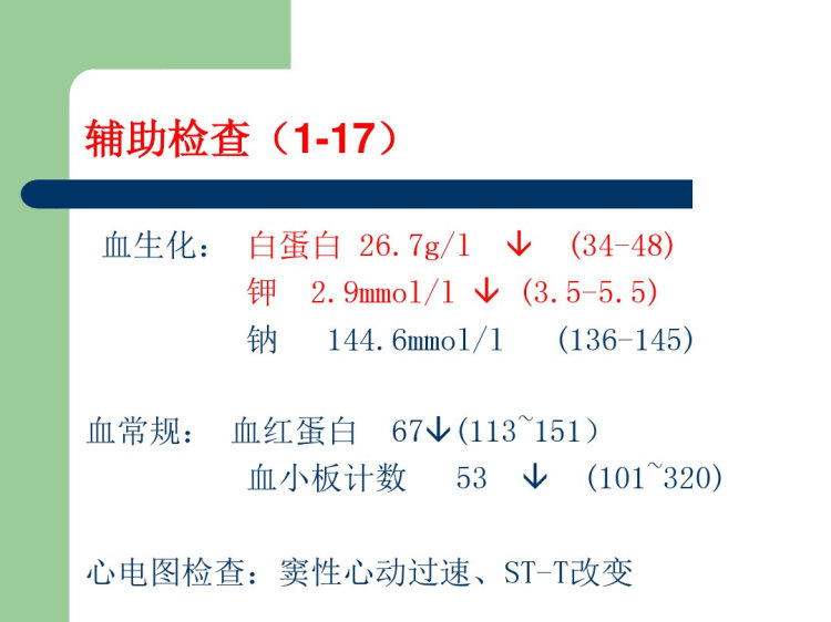 低钾血症护理查房PPT