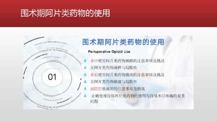 围术期阿片类药物管理PPT