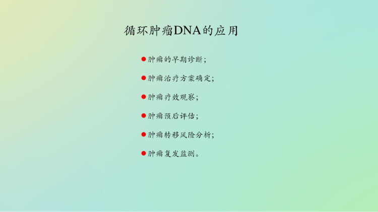 循环肿瘤DNA的检测及临床意义PPT