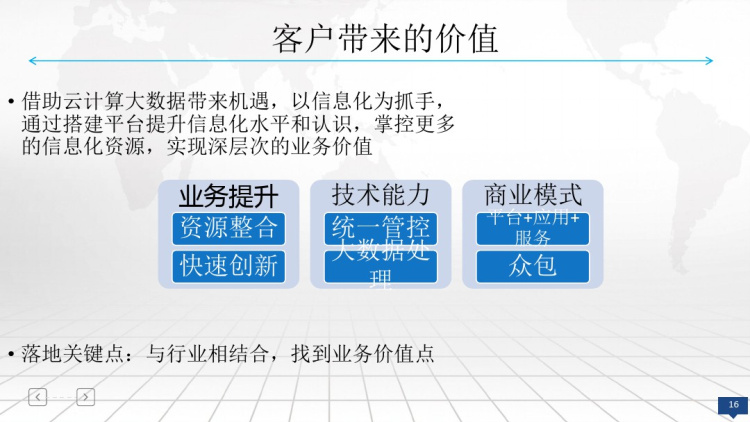 互联网IT云计算共享平台分享未来PPT