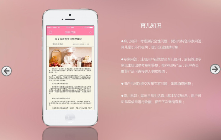 母婴连锁品牌移动APP方案PPT