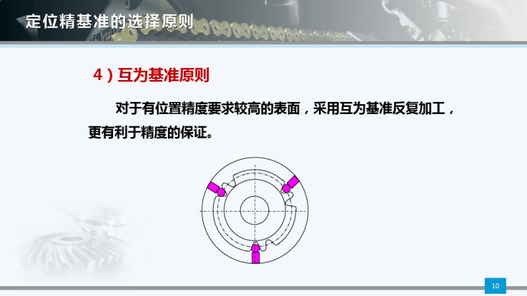 机械制造技术之定位精基准的选择原则PPT