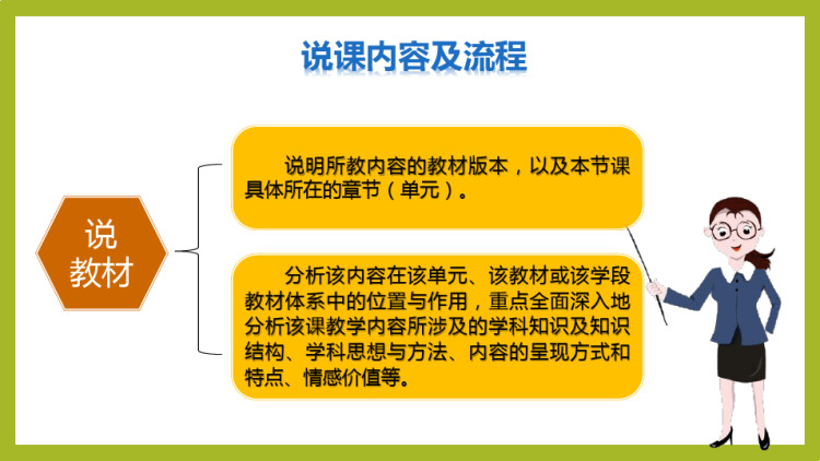 小学数学教师资格证面试辅导之说课的内容和要求PPT