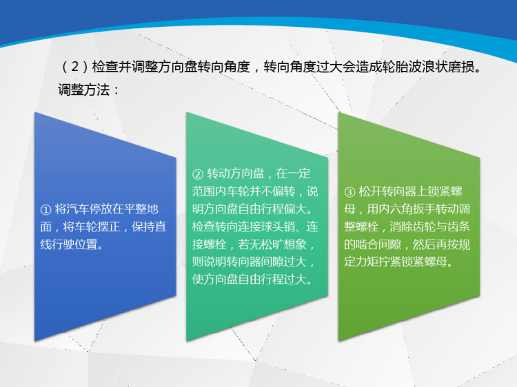 汽车轮胎异常磨损的故障诊断PPT