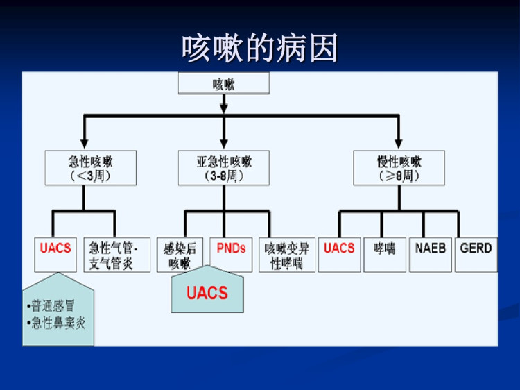 慢性咳嗽的诊断及鉴别诊断PPT