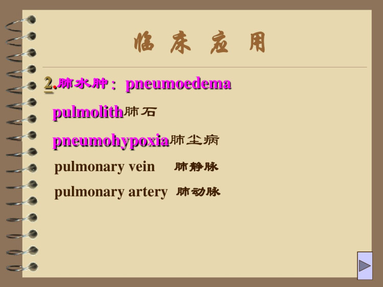 最简单医学英语适合初学者哦~~汇总PPT