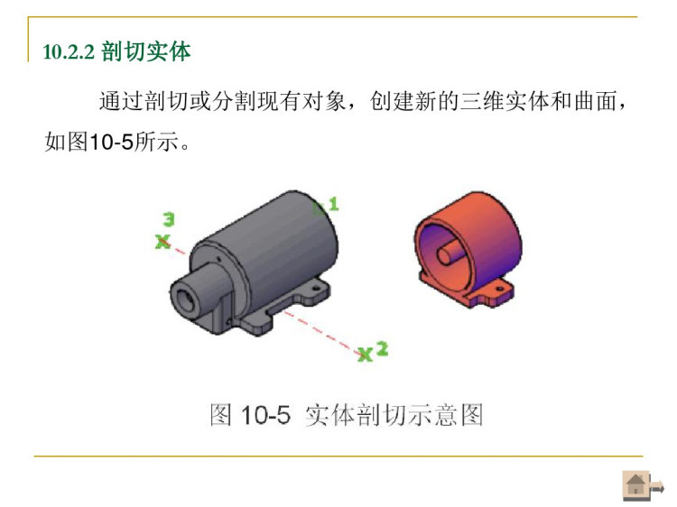 AutoCAD工程绘图及实训之编辑与标注三维对象PPT