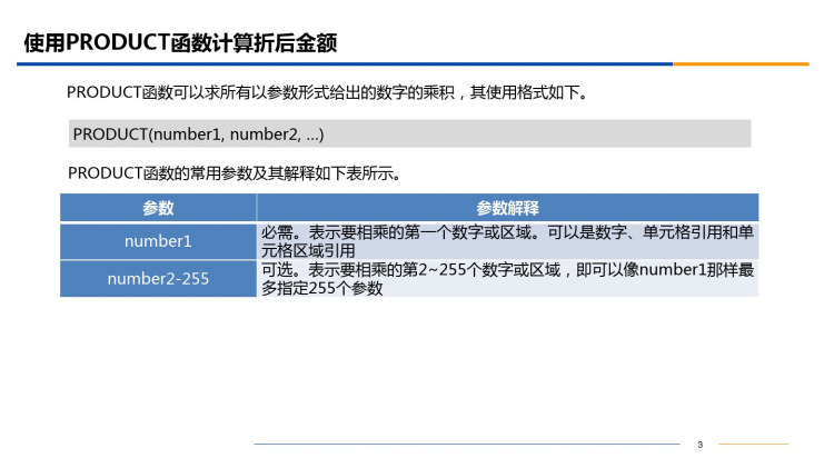 Ecel数据获取与处理项目使用数学函数计算企业的营业数据PPT