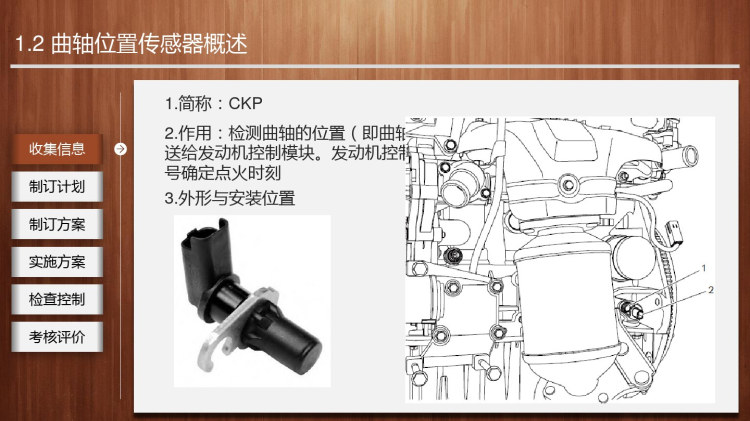 发动机电控系统检修任务曲轴位置传感器电路检修PPT