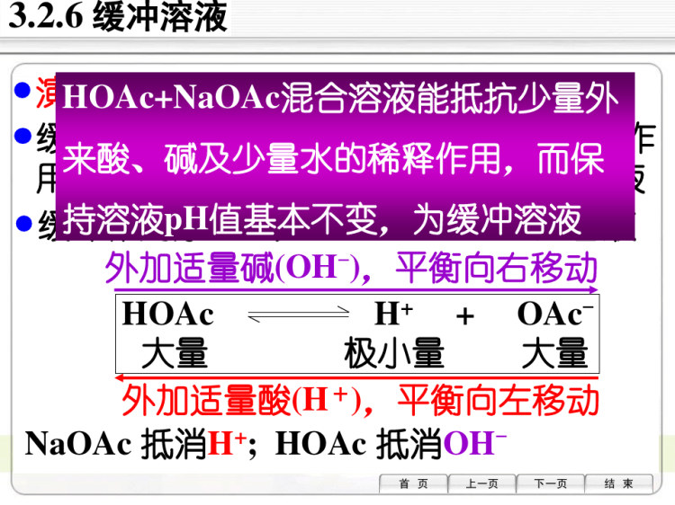 酸碱反应和沉淀反应之弱电解质的解离反应PPT