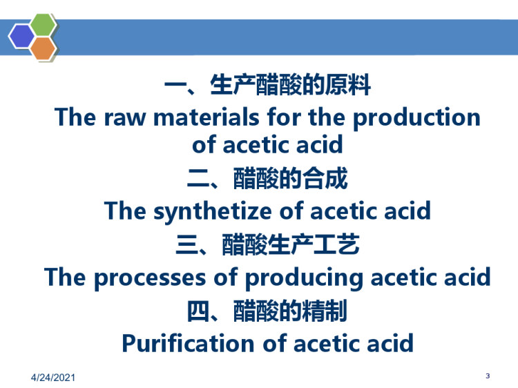 醋酸生产技术PPT