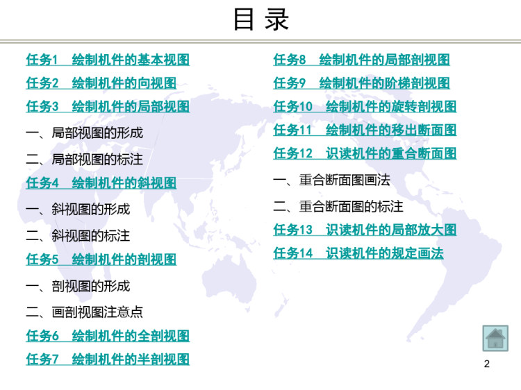 汽车机械制图之机件的表达方法培训PPT