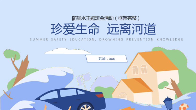 夏季防溺水知识安全教育PPT