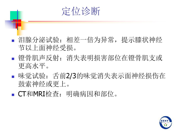 周围性面瘫复旦精品课程PPT