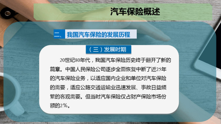 汽车保险概述PPT