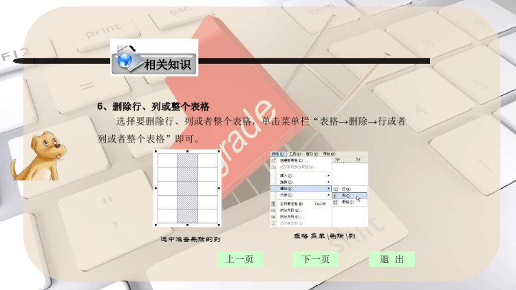 编辑表格PPT