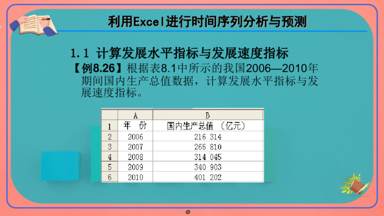 利用Excel进行时间序列分析与预测PPT