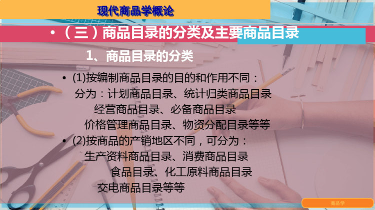 商品目录与商品分类编码标准PPT