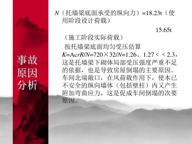 墙体施工缝装饰等工程质量事故案例PPT