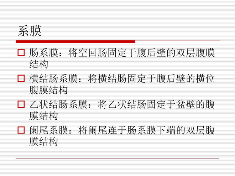 腹膜正常解剖及病变影像表现PPT