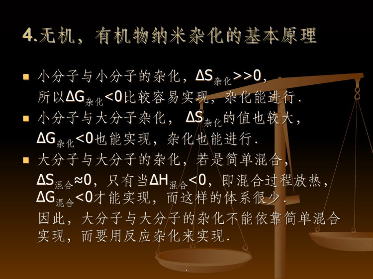 有机高分子/无机物杂化纳米材料PPT