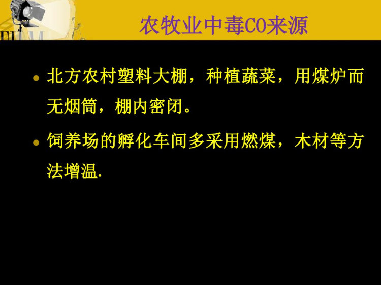 一氧化碳中毒的诊断和治疗PPT课件