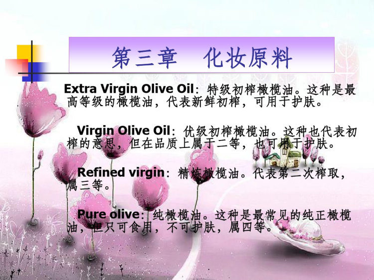 第三章化妆品原料PPT课件