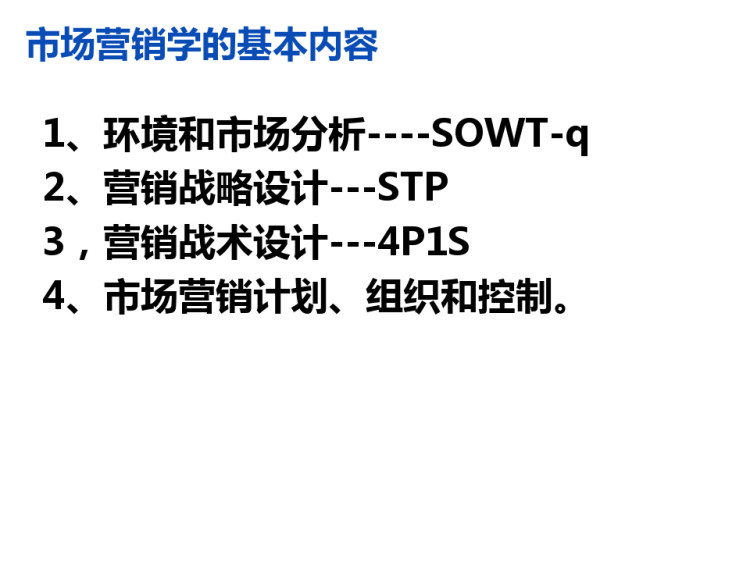 高绩效市场营销经理必知的市场营销基础理论PPT