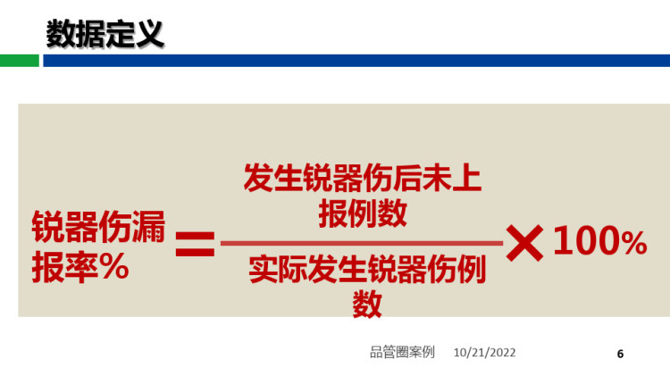 降低锐器伤漏报率品管圈PPT