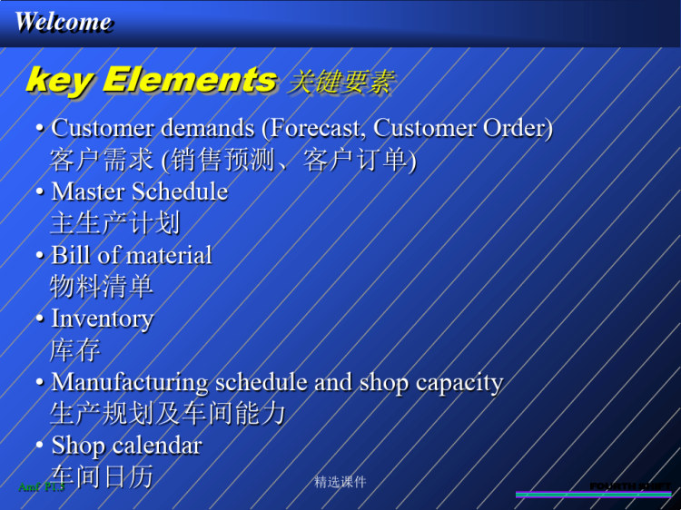 高级生产管理培训讲义PPT