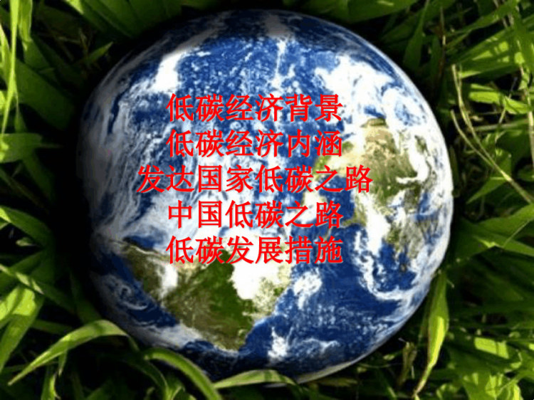 低碳经济培训主讲杨开PPT