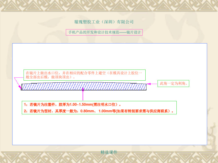 产品设计外观与结构规范PPT