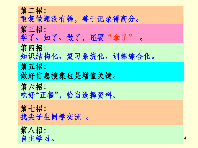 优秀生座谈会PPT