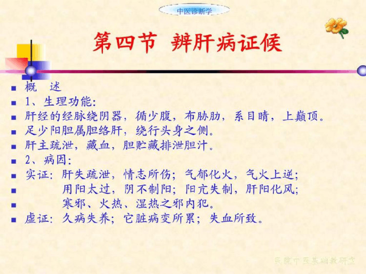 《辨肝病证候》PPT
