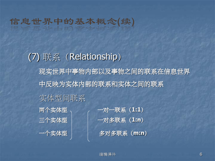 概念模型ER图及概念模型转化成关系模型PPT