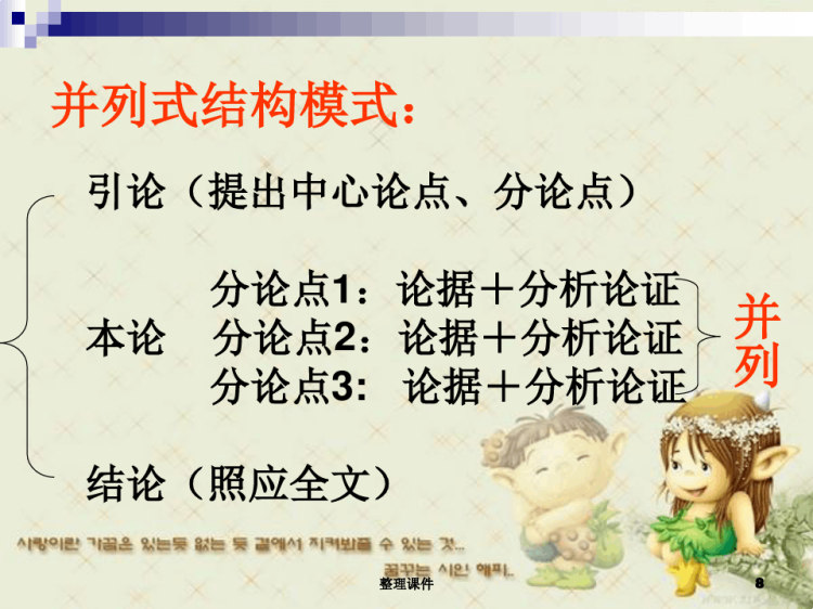 作文解读时间学习横向展开议论PPT