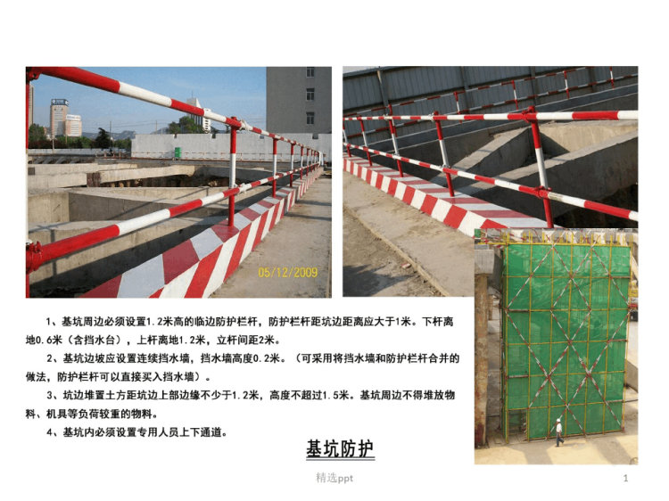 25页房建安全文明施工图集PPT