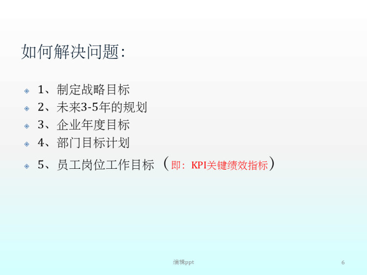 绩效管理培训PPT
