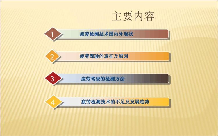 驾驶员疲劳检测技术PPT