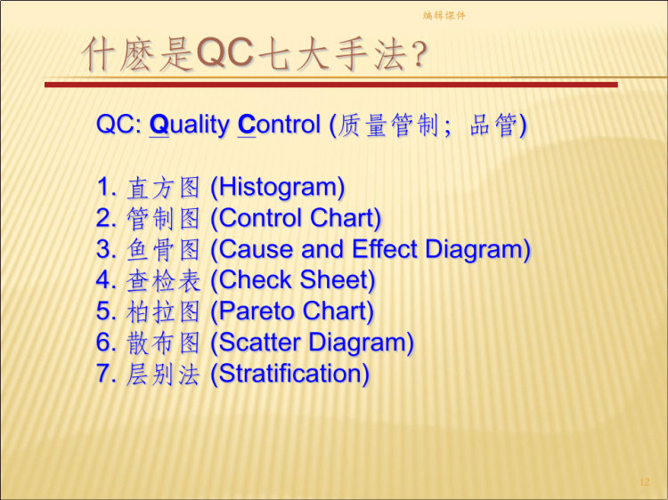 《QC活动步骤与方法》PPT