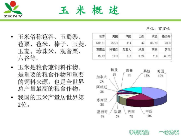 32页玉米生长周期需肥缺素病虫害防治PPT