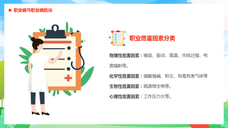 年月《职业病防治法》宣传周常见职业病预防措施教育讲座PPT