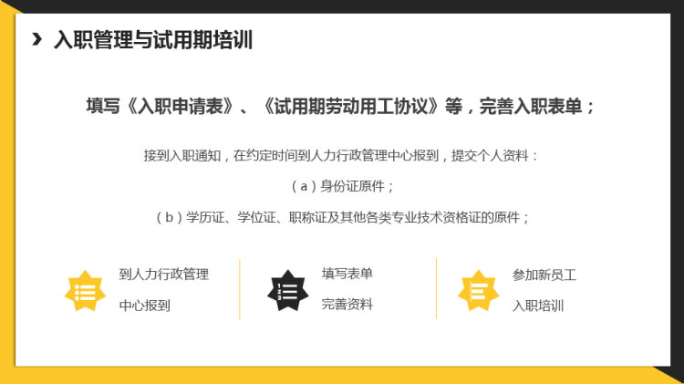新员工入职与试用期管理办法培训PPT