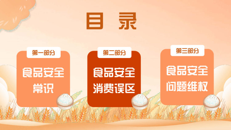 消费者维权日关注食品安全PPT