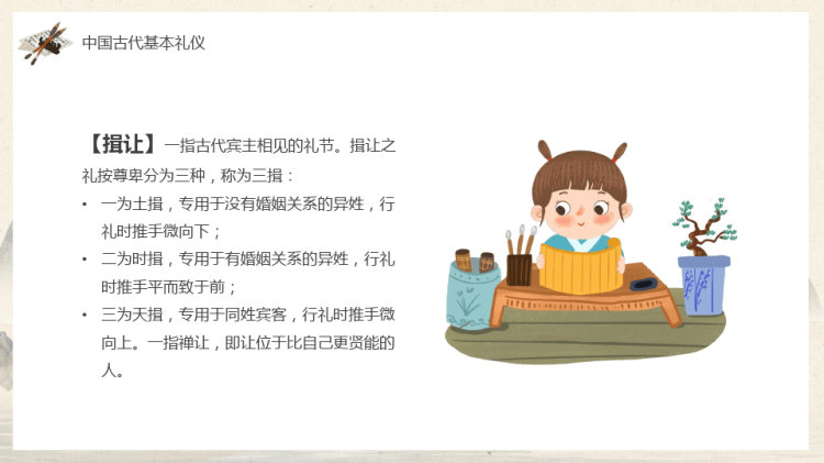 不学礼无以立古代传统礼仪知识培训PPT