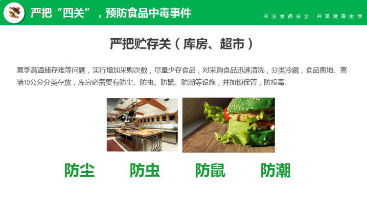 如何预防食品安全事故PPT