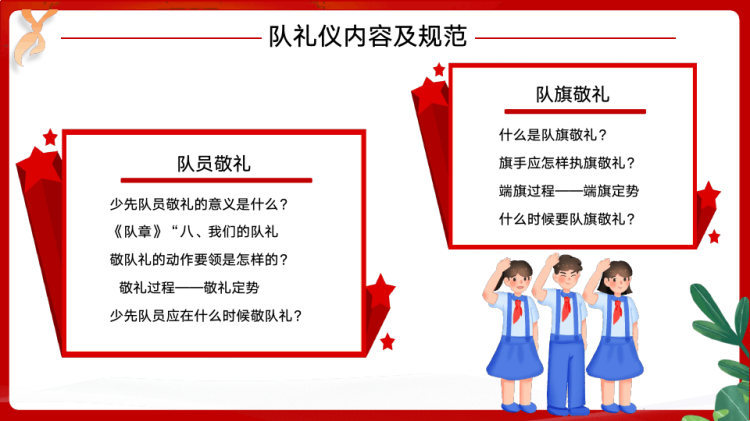帮时代好少年少年先锋队少先队队员队礼规范培训PPT